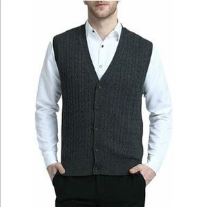 KALLSPIN Wool Blend Men’s Sweater Vest
